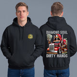 DIAMOND SOUL DIRTY HANDS - HOODIE