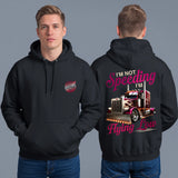 I'M NOT SPEEDING I'M FLYING LOW - HOODIE