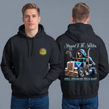 STRIPPED TO THE SKELETON STILL STRONGER THEN MOST - HOODIE