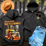 BORN WITH BATTLE BONES - HOODIE