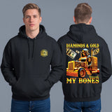 DIAMONDS & GOLD THROUGH MY BONES - HOODIE