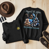 STRIPPED TO THE SKELETON STILL STRONGER THEN MOST - SWEATSHIRT