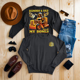 DIAMONDS & GOLD THROUGH MY BONES - SWEATSHIRT