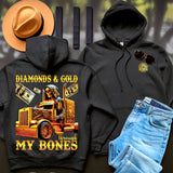 DIAMONDS & GOLD THROUGH MY BONES - HOODIE