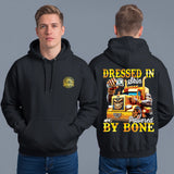 DRESSED IN SKIN POWERED BY BONE - HOODIE