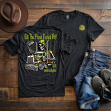 ALL THE FLESH PEELED OFF STILL UNBREAKABLE - T-SHIRT