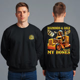 DIAMONDS & GOLD THROUGH MY BONES - SWEATSHIRT